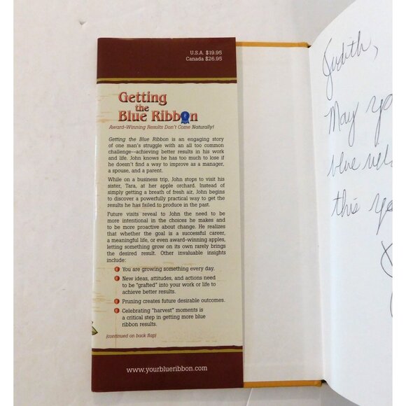 Getting the Blue Ribbon by Jones Loflin SIGNED 2011 HBDJ Improve Productivity - Picture 3 of 7